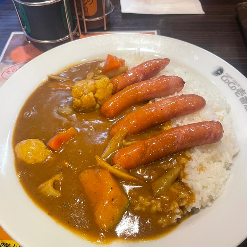 かぼちゃと野菜カレー＋ソーセージ(CoCo壱番屋 東広島375号バイパス店 （ココイチバンヤ）)