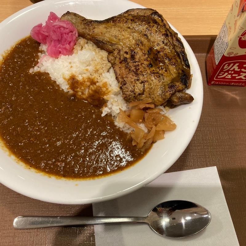 炭火焼きほろほろチキンカレー大盛り(すき家 妙法寺駅前店 )