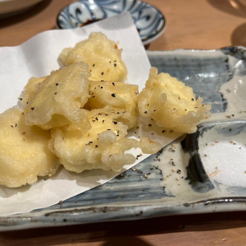 クリームチーズ天ぷら(大衆酒肴 スタンドさかば。)