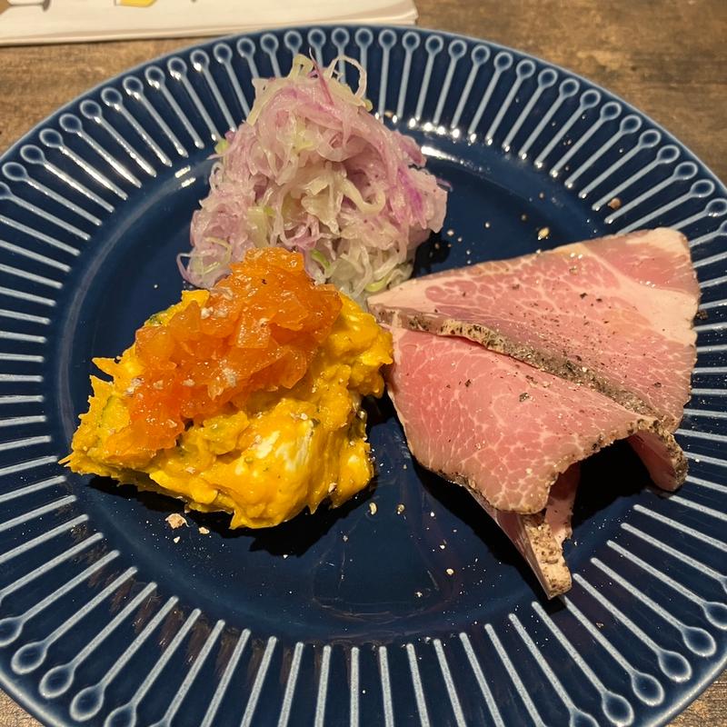 前菜盛り合わせ(3種)(Beer cafe 麦と猫)