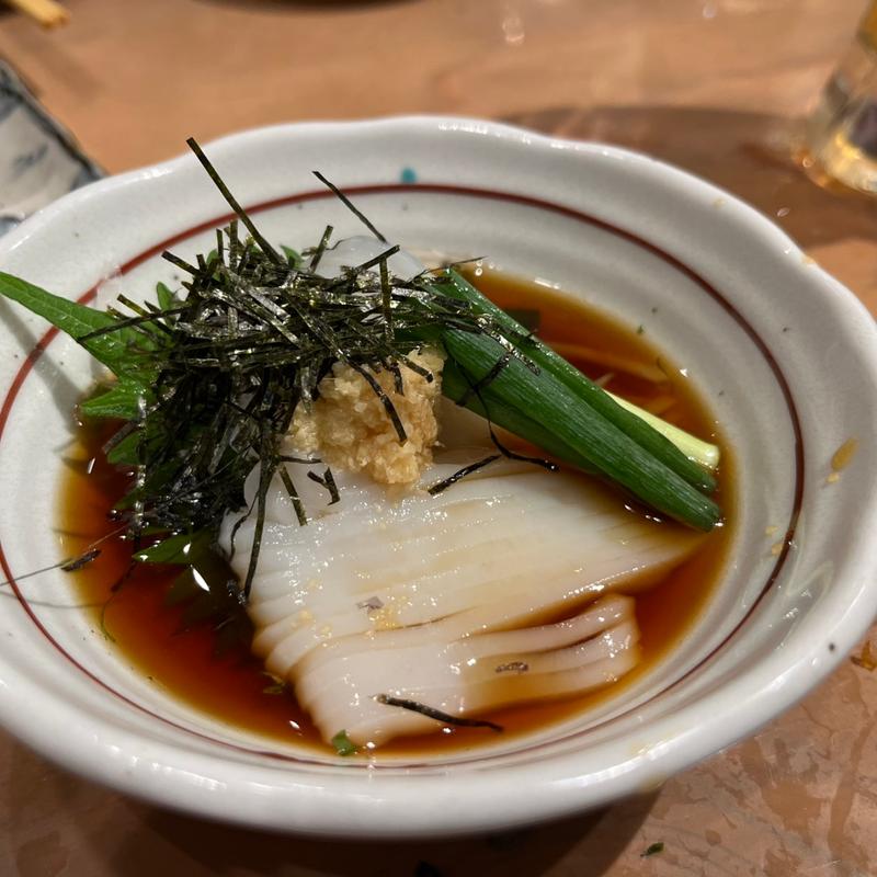 イカソーメン(大衆酒肴 スタンドさかば。)