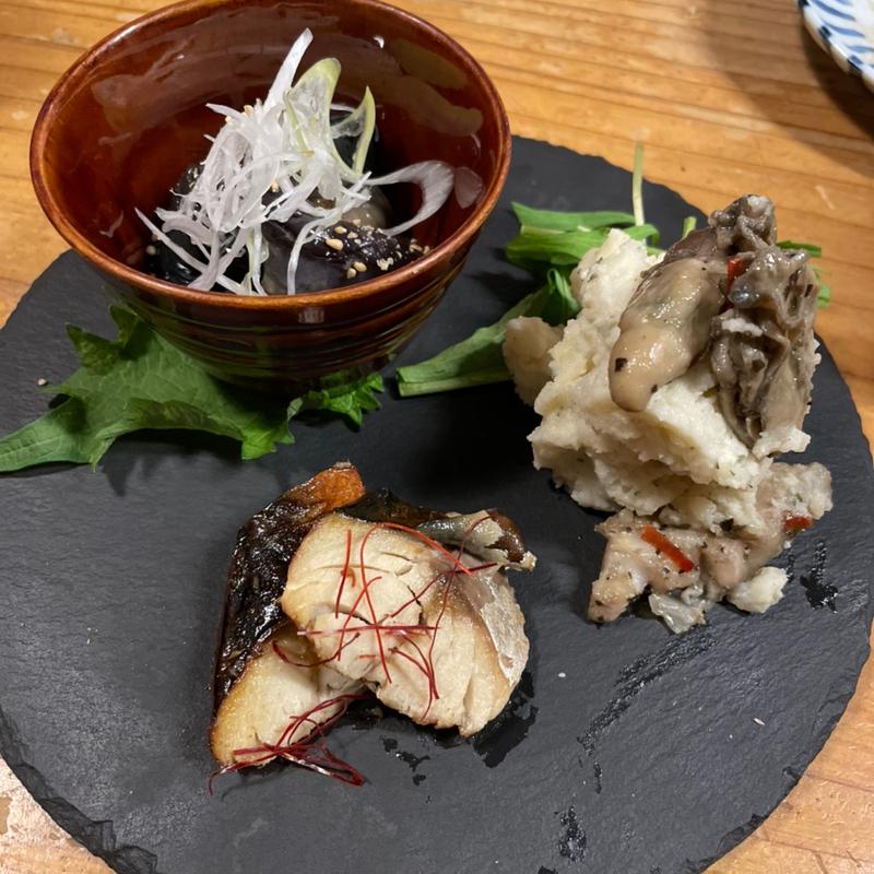 茄子牡蠣西京焼き(ぶんご)