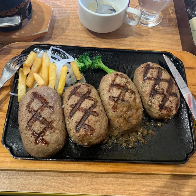 1ポンド大俵ハンバーグ(ビッグボーイ 春日井店)