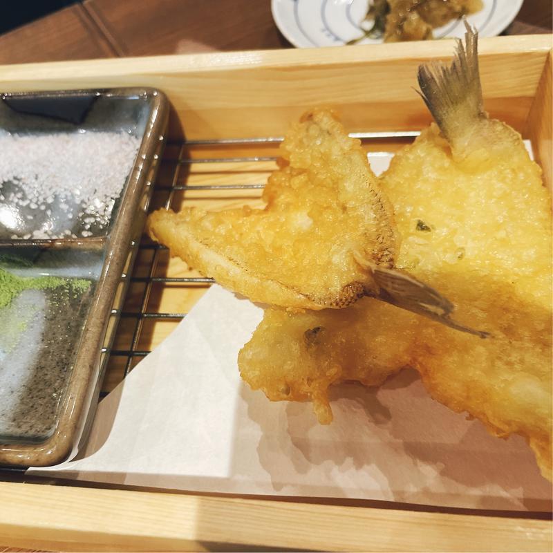 キスのてんぷら(鮨・酒・肴 杉玉 西中島南方)