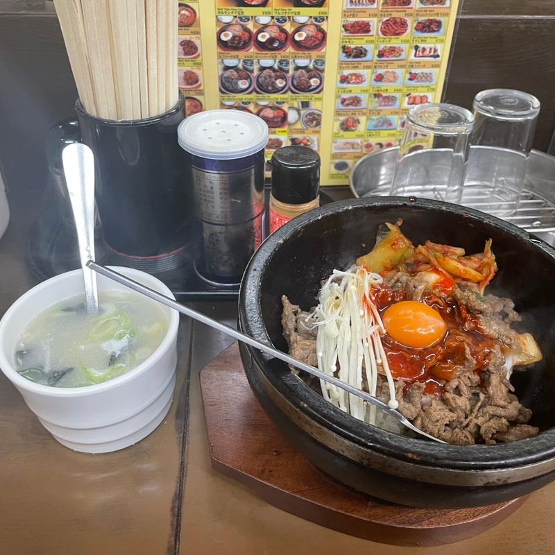 石焼きカルビビビンバ(ビビンパハウス)