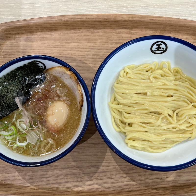濃厚魚介味玉つけめん(中華そばつけ麺玉(ぎょく) ららぽーと福岡店)