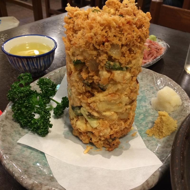 海鮮かき揚げ(魚河岸丸天 魚河岸店)