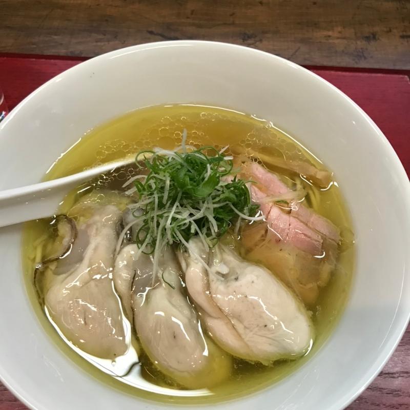 限定　北海道産牡蠣の塩蕎麦(神保町 黒須)