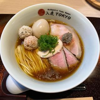 ポルチーニ醤油らぁ麺 特製トッピング(入鹿TOKYO 本店)