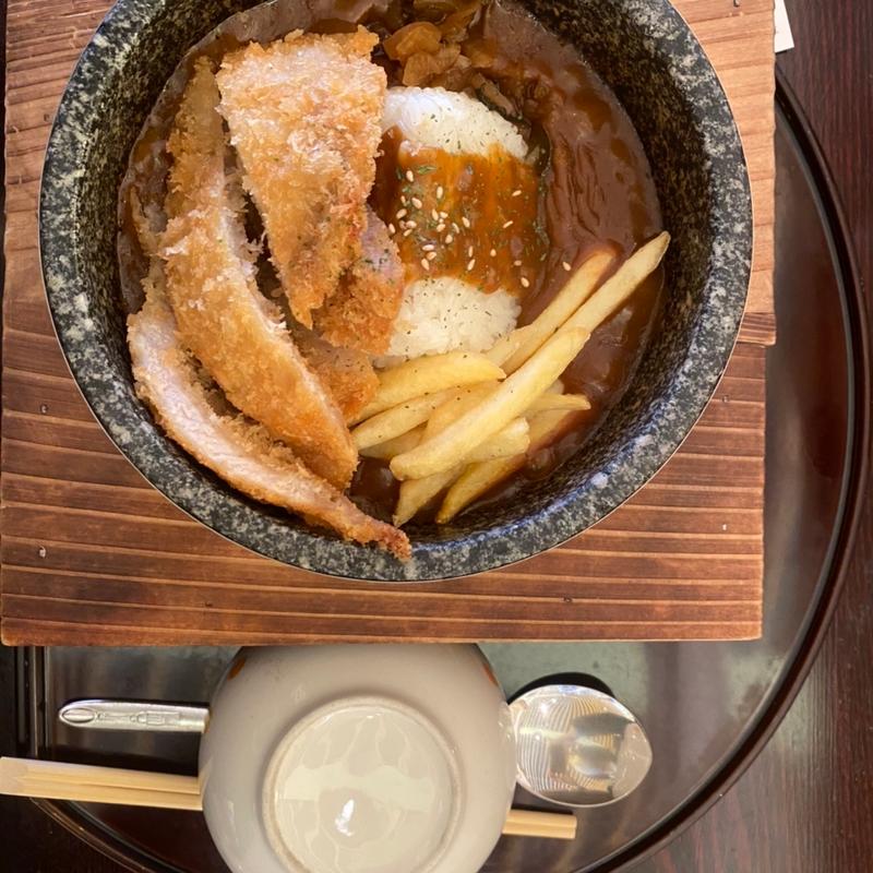 石焼カレー(道の駅ライスランドふかがわテイクアウトコーナー)