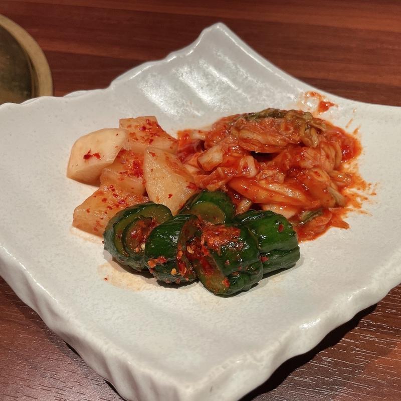 キムチ盛り合わせ(焼肉 龍華園)