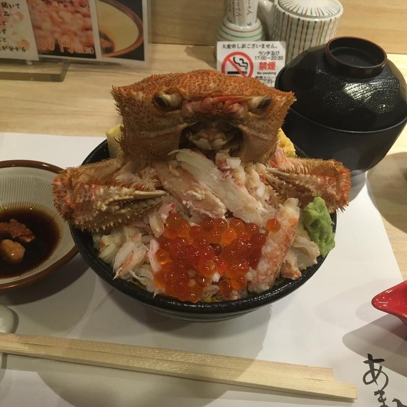 毛ガニ特盛丼(あま屋 )