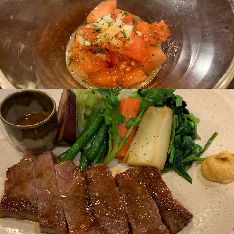 黒毛和牛ステーキセット(ざくろ)