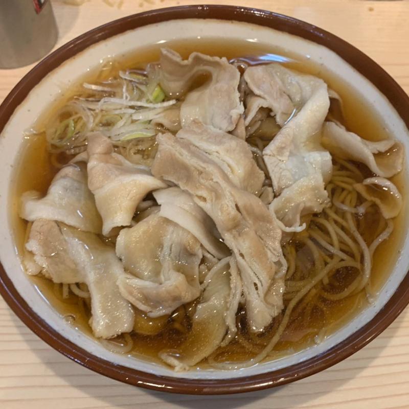 肉ダブルそば(そばの神田 東一屋 名掛丁店 （そばのかんだ とういちや）)