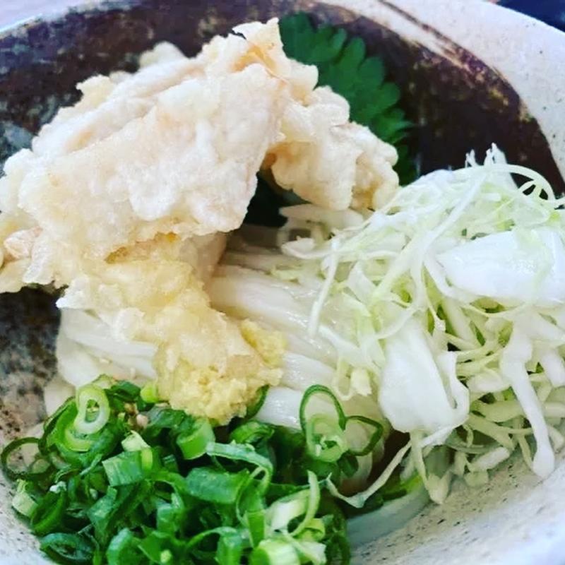 とり天ぶっかけ(本格手打ちうどん もり)