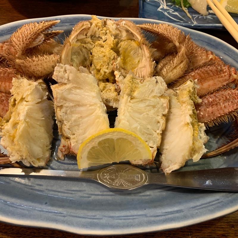 毛ガニ(魚河岸酒場魚一心はこだて)