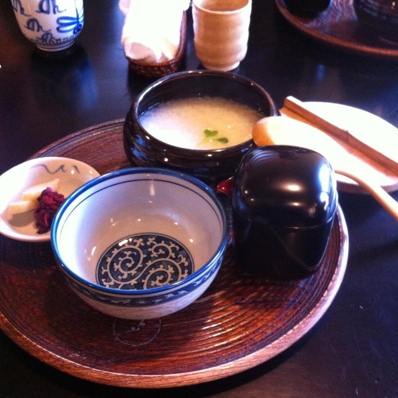 朝粥(瓢亭 本店 （ひょうてい）)