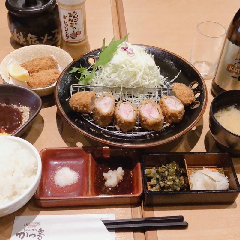 棒ヒレカツ定食(しゃぶかつ かつ喜 アリオ八尾店)