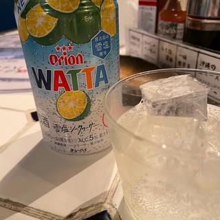 沖縄の缶チューハイ(おきなわステーキ酒場さぎり)