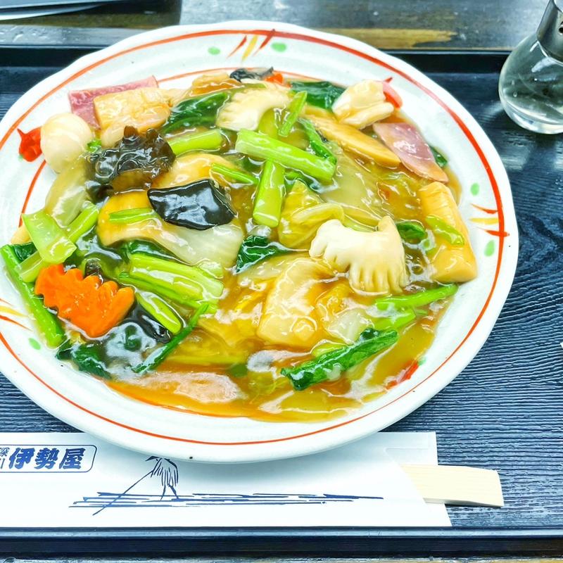 餡掛け焼きそば(伊勢屋)