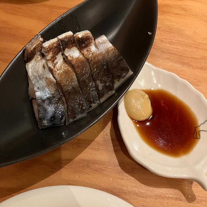 炙りしめ鯖(広島お好み焼 鉄板焼き みかづき )