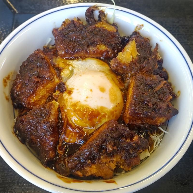 味噌たまカツ丼(かつや 静岡藤枝店)
