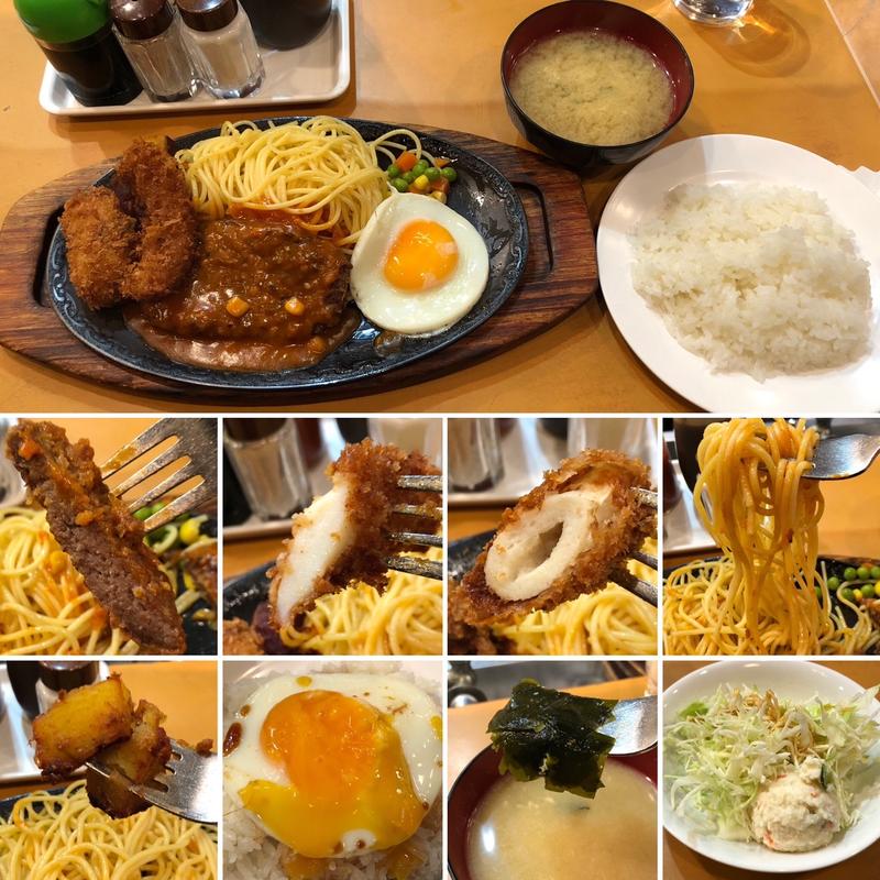 サービスセットにスパゲッティ追加とソース変更(ニューバーグ )