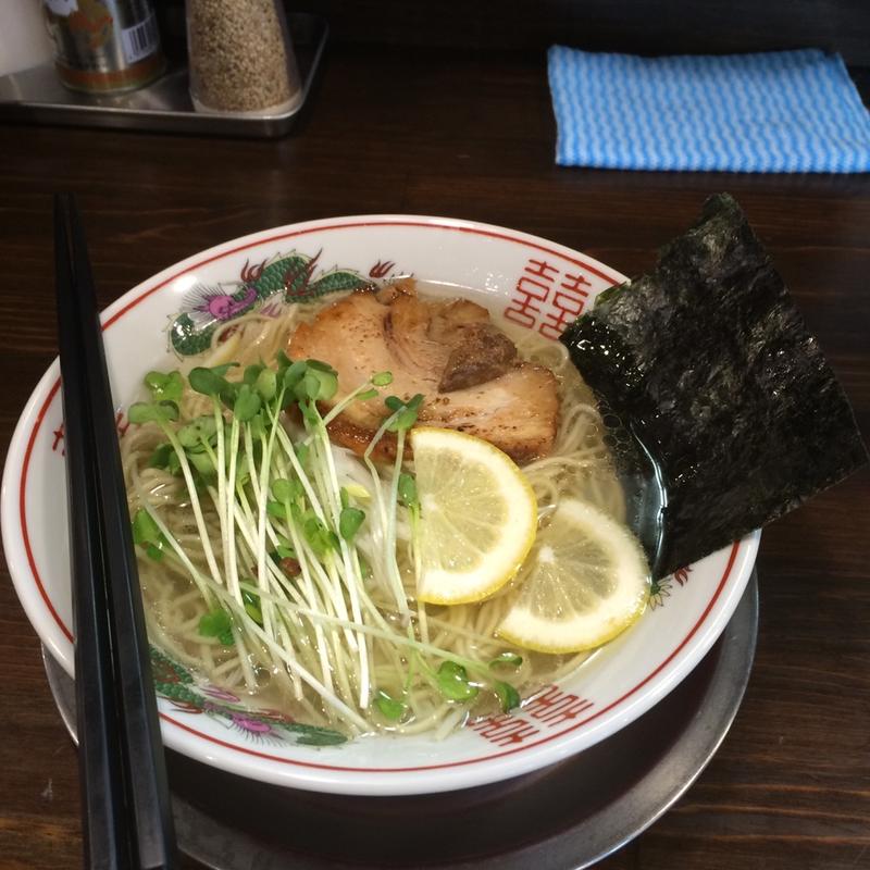 とり塩レモンラーメン(ろくとん軒 世田谷店 )