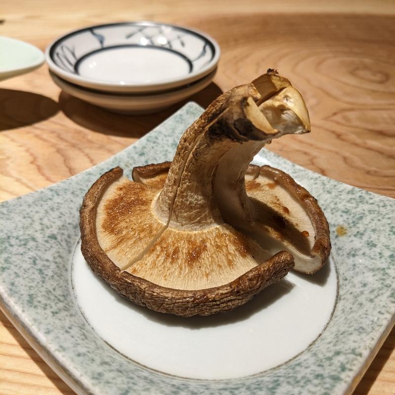 肉厚しいたけ焼き(焼鳥 神保町とり瑛)