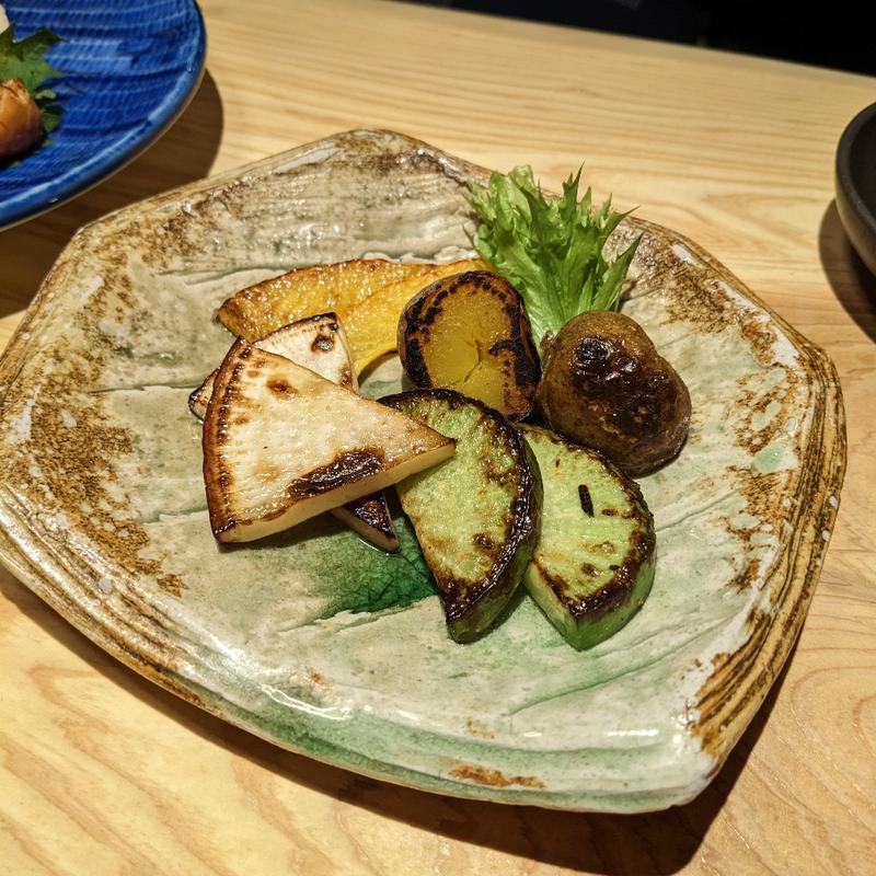 直送グリル野菜サラダ(焼鳥 神保町とり瑛)