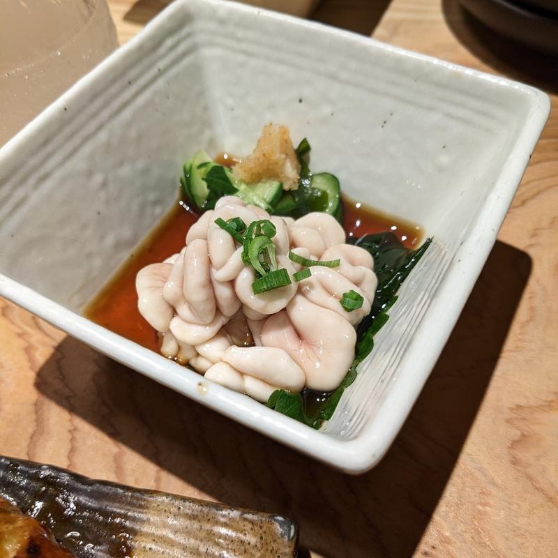 白子ポン酢(焼鳥 神保町とり瑛)