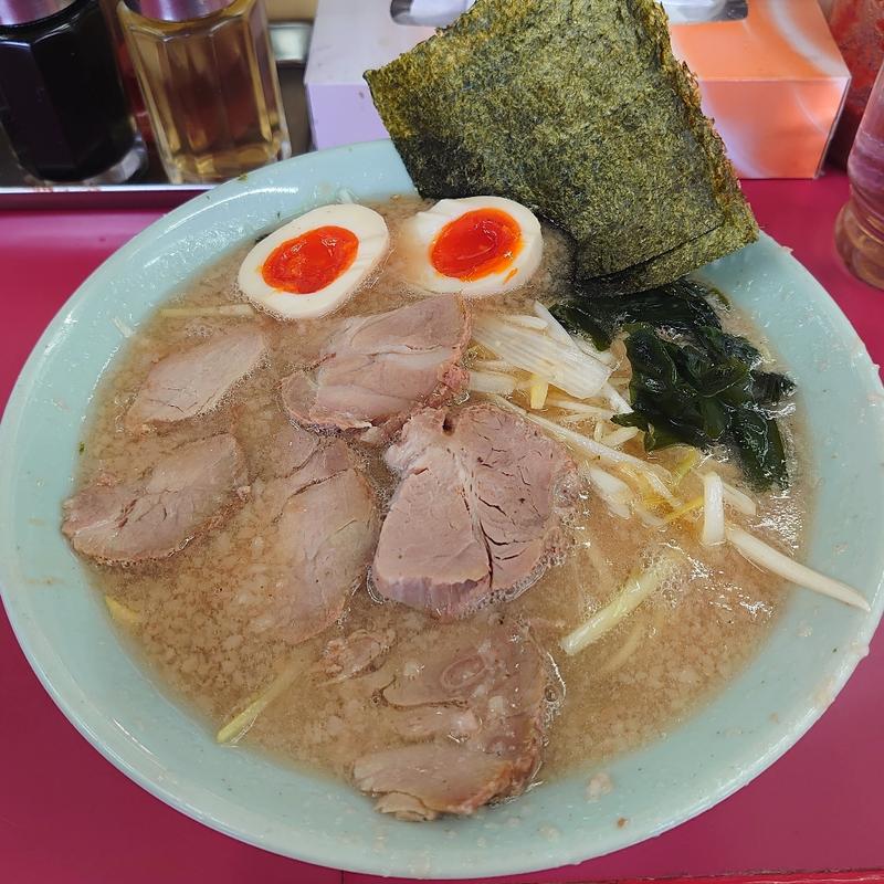 ネギチャーシューメン+味玉+中盛(ラーメンショップ 牛久結束店 )