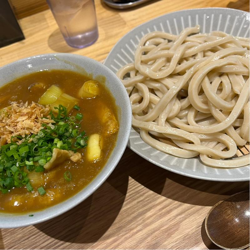 カレー肉汁うどん(武蔵野うどん　五六)