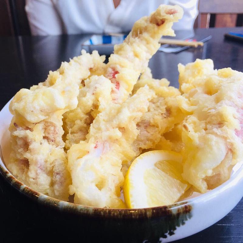 活き烏賊の下足天(仙崎本丸)