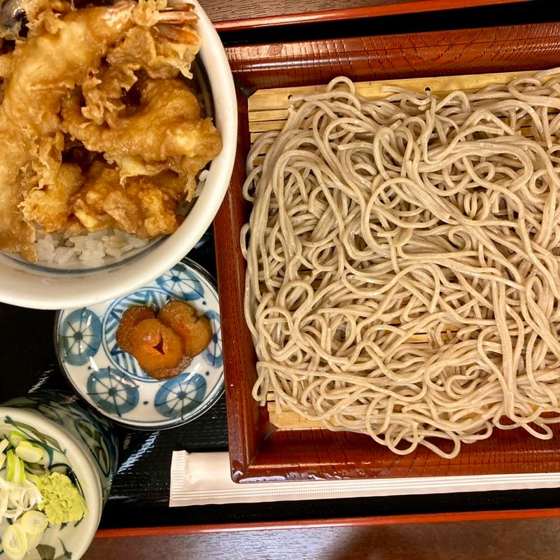 大江戸たれづけ旬天丼セット(砂場 箱崎店)
