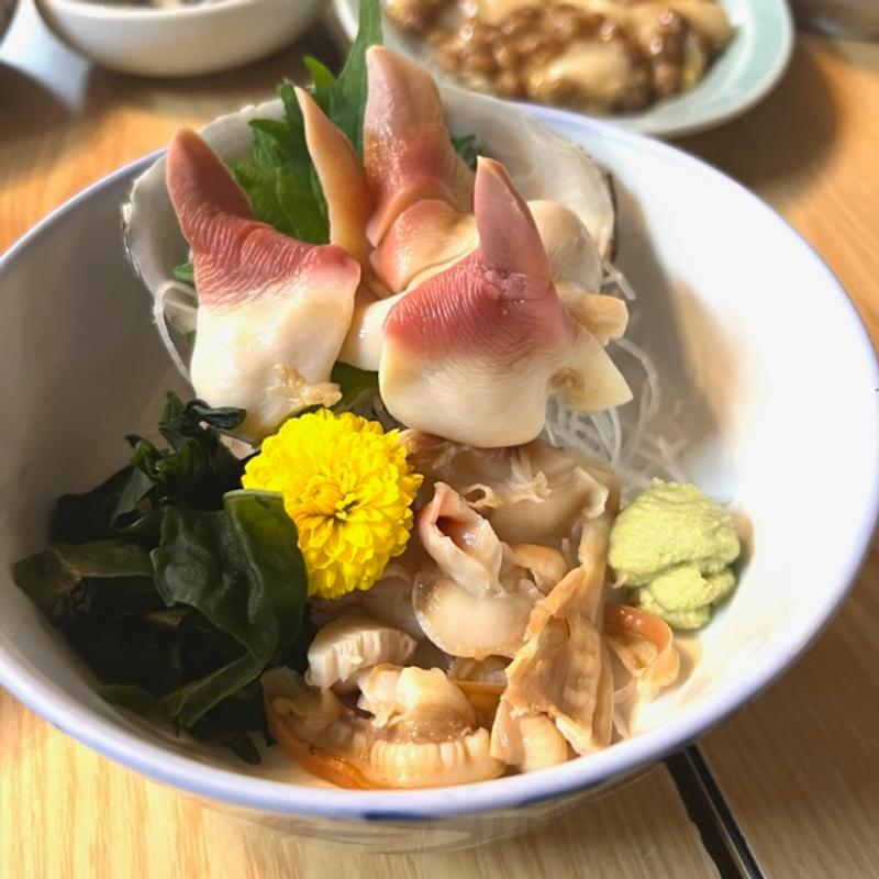 ほっき貝刺身(パブ 山形)