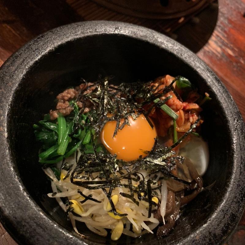 石焼きビビンバハーフ(七厘亭 )