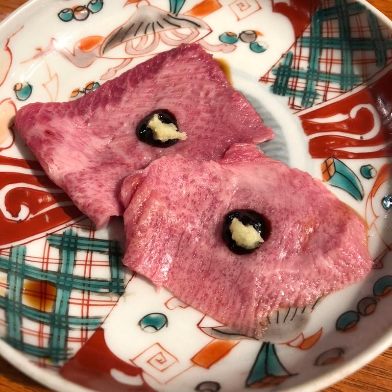 タン刺し(京洛肉料理かなえ)