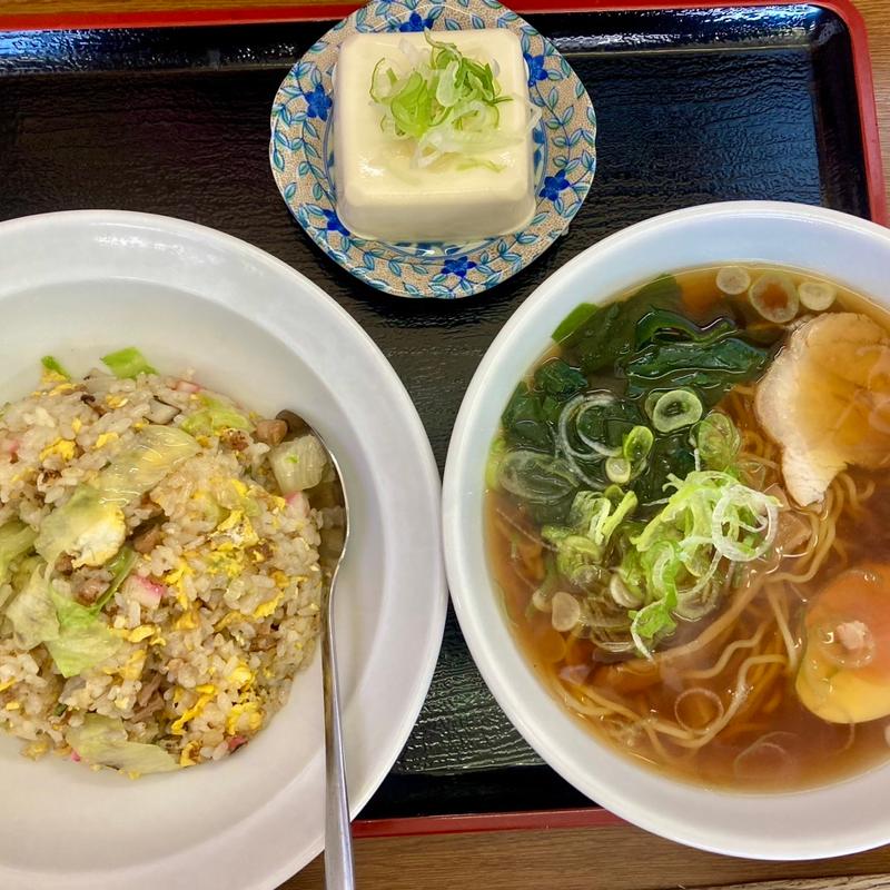 炒飯半ラーメンセット(金星)