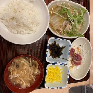 豚肉白菜煮定食(かぶき)
