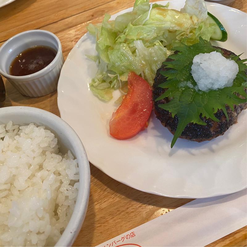 和風おろしハンバーグランチ180g(とくら 桂本店)