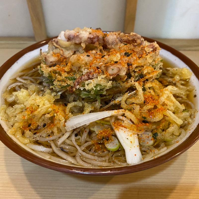 ゲソかき揚げそば(そばの神田東一屋 本店 )