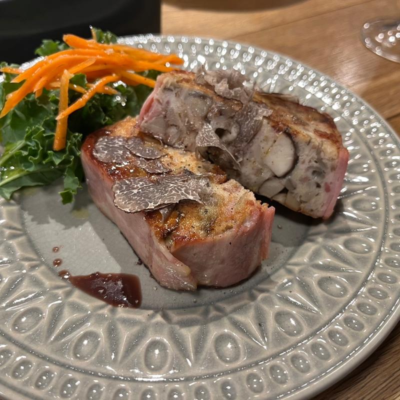 きのこの焼きテリーヌ(グータン goût-temps)