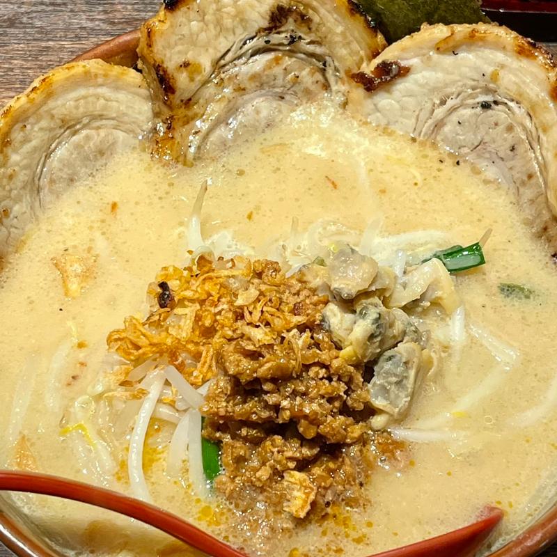 江戸前味噌味噌漬け炙りチャーシュー麺(麺場 田所商店 江戸NOREN)