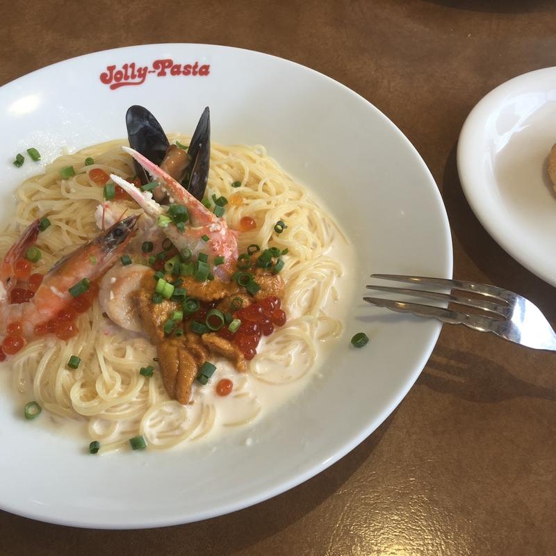 ウニの冷製パスタ(ジョリーパスタ 伏見店 )