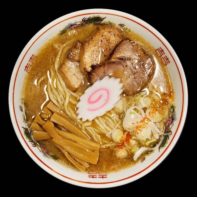 味噌煮干そば(煮干しそば流。)