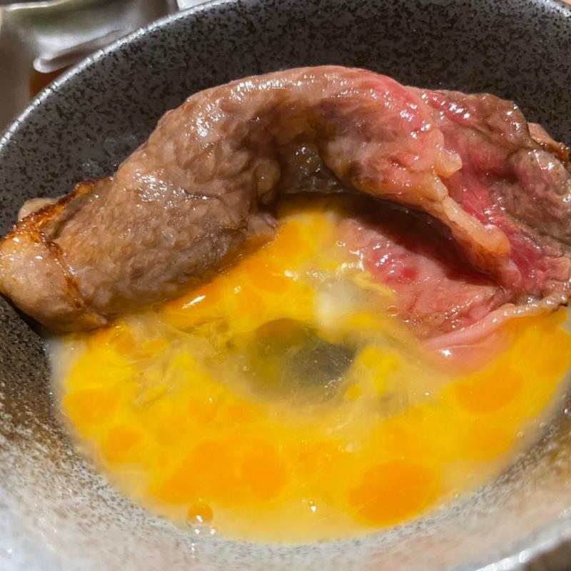 極上ロース焼きすき(近江うし 焼肉 TATSU 青山本店)