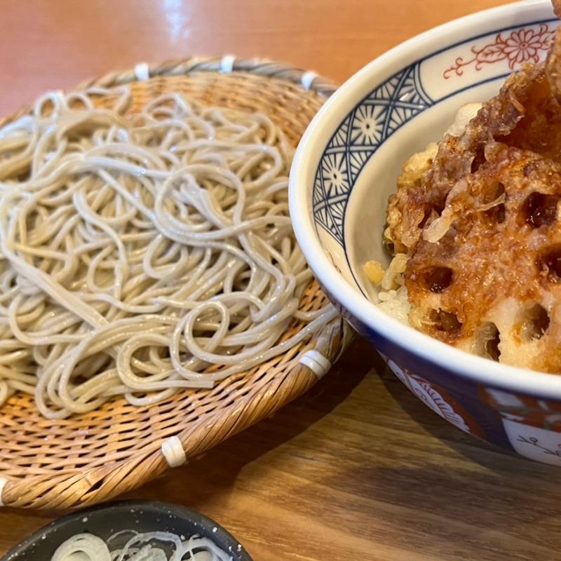 天丼セット(そばと天ぷら 石楽 MARK IS みなとみらい店)