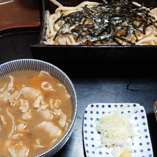 もりうどん+肉汁(牧の家)
