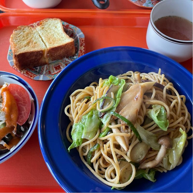 パスタランチセット　パスタ山の幸　サラダ　スープ　ドリンク付(レストラン葡萄屋)